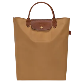 Le Pliage Original M Tote bag Fawn - Canvas