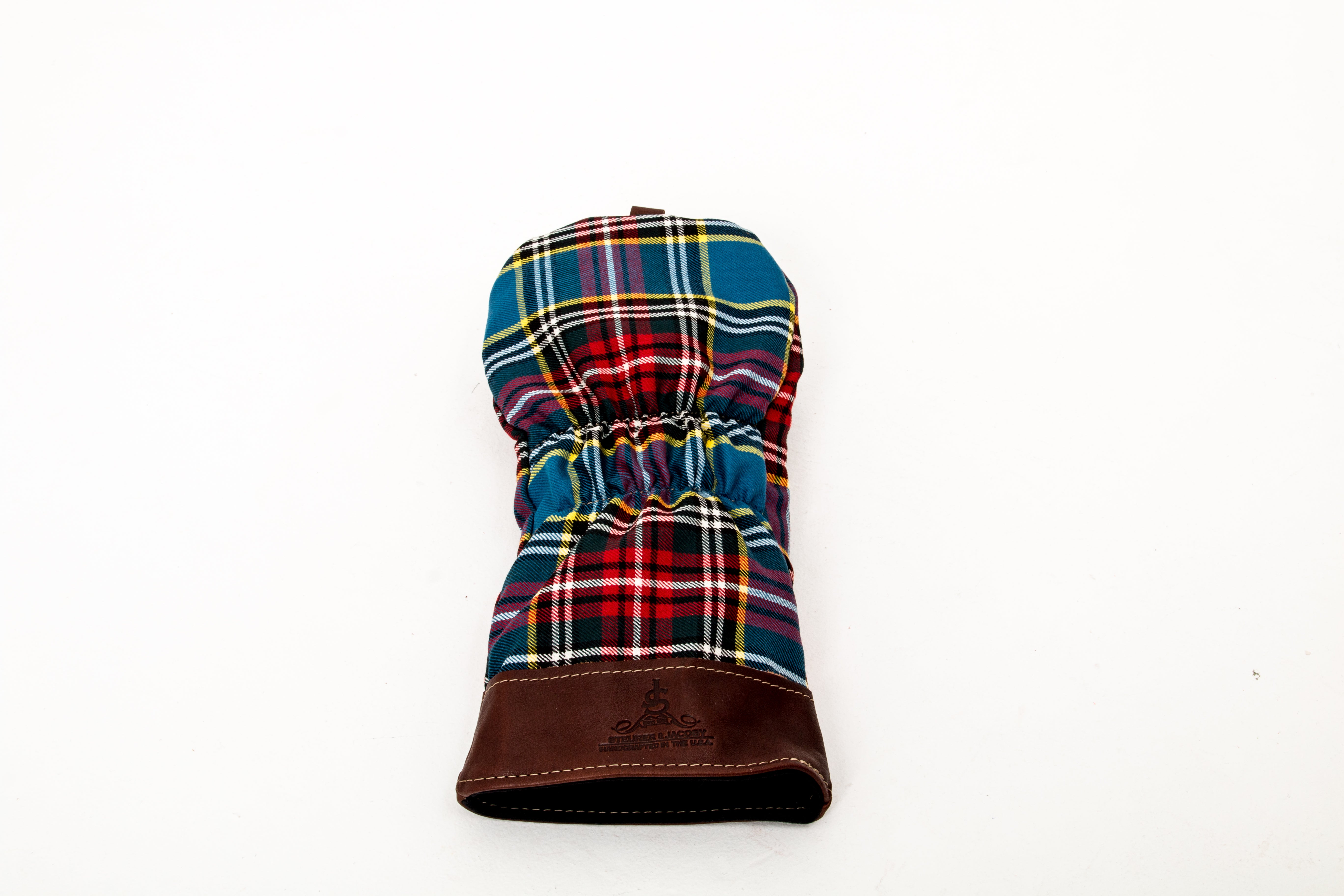 Leather & Wool Tartan Head Cover