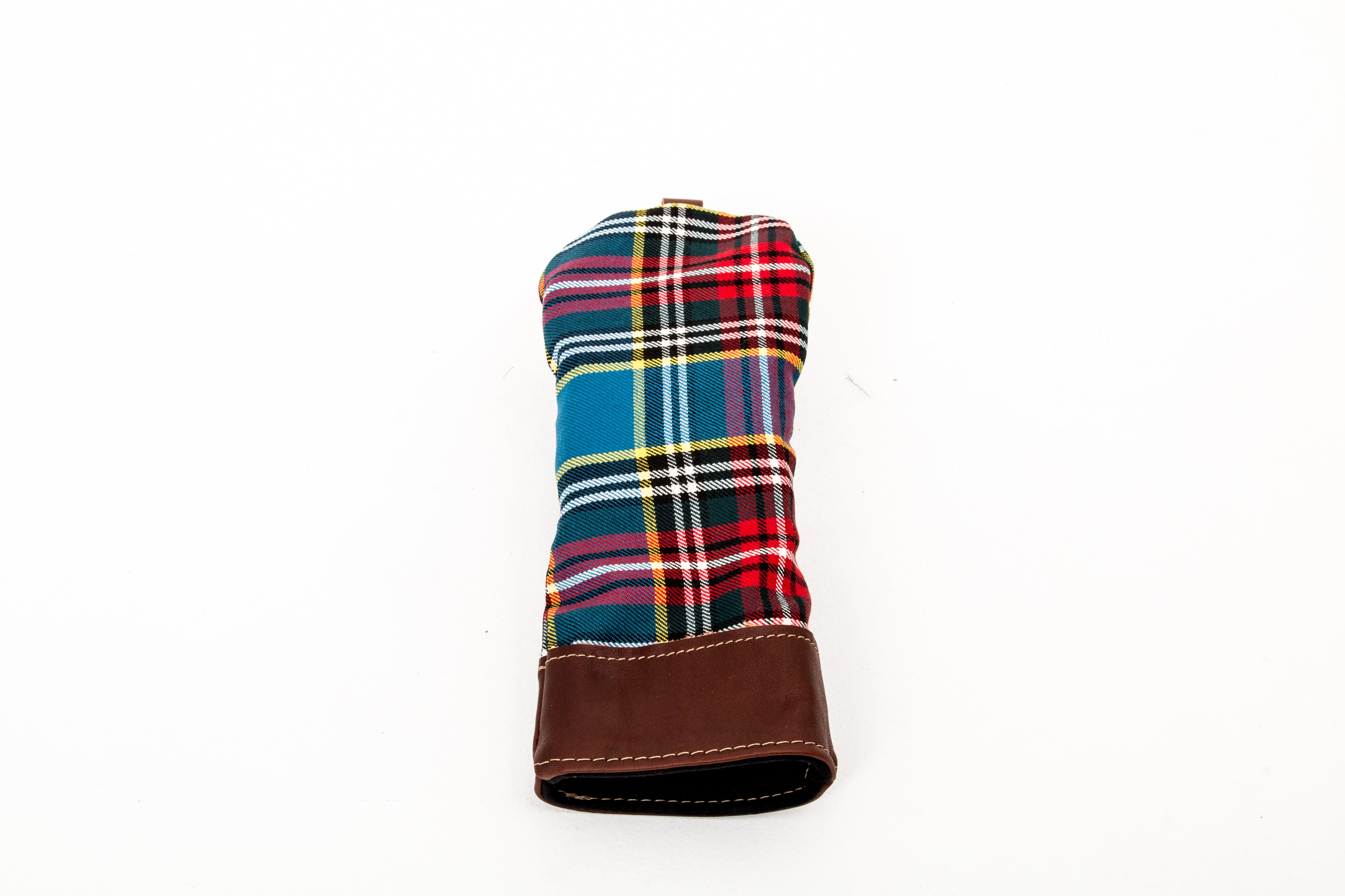 Leather & Wool Tartan Head Cover