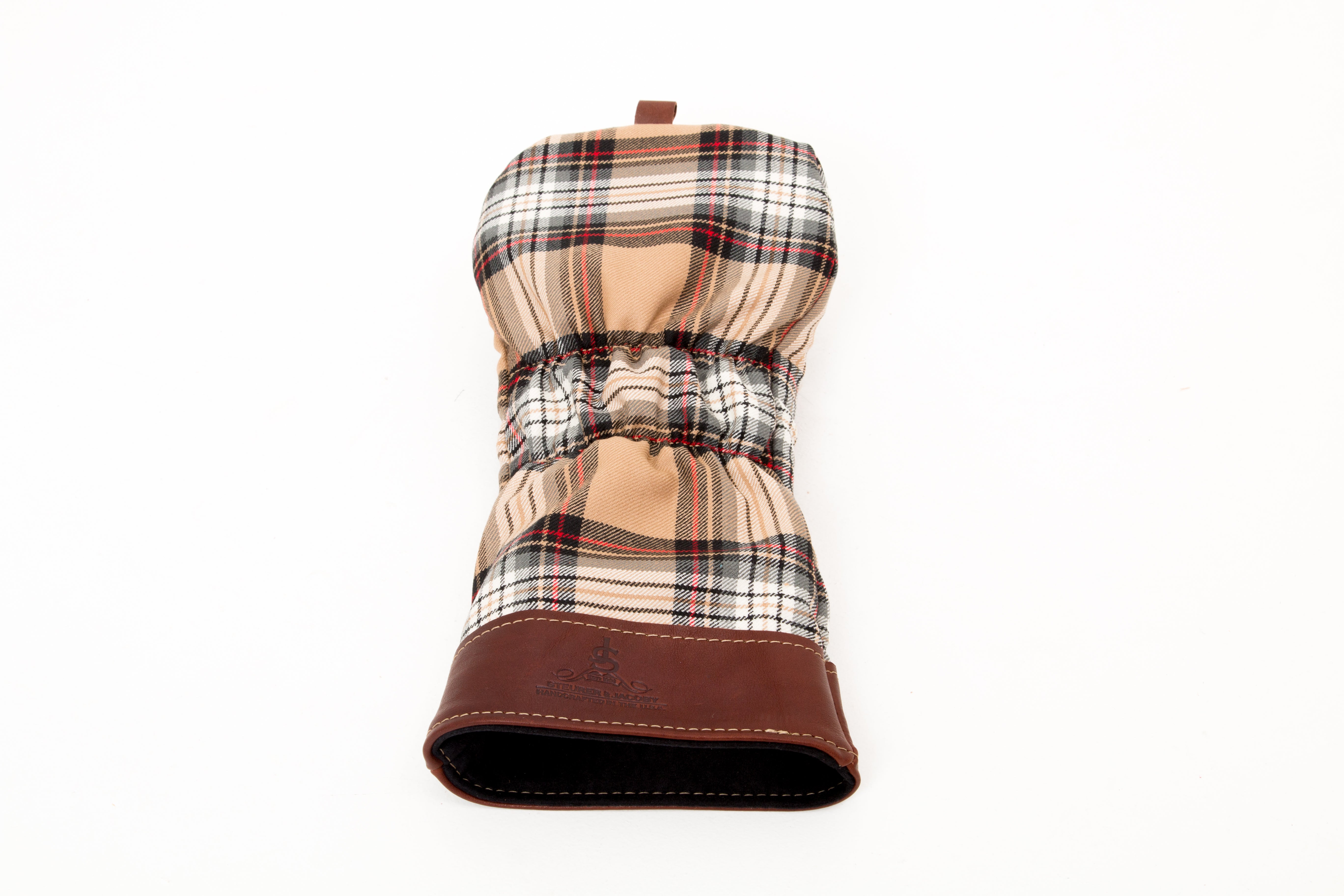 Leather & Wool Tartan Head Cover