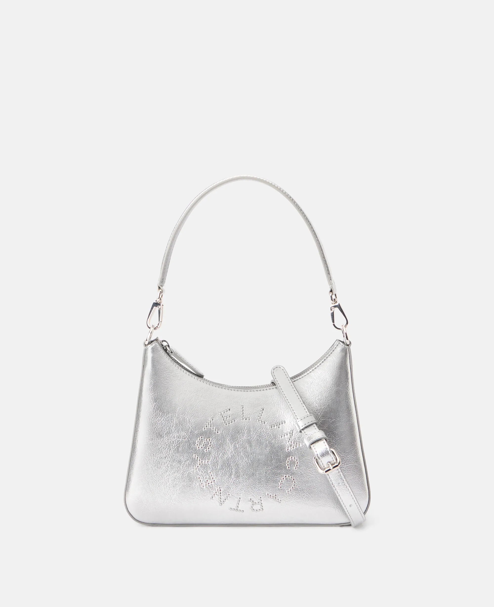 Logo Metallic Crossbody Shoulder Bag