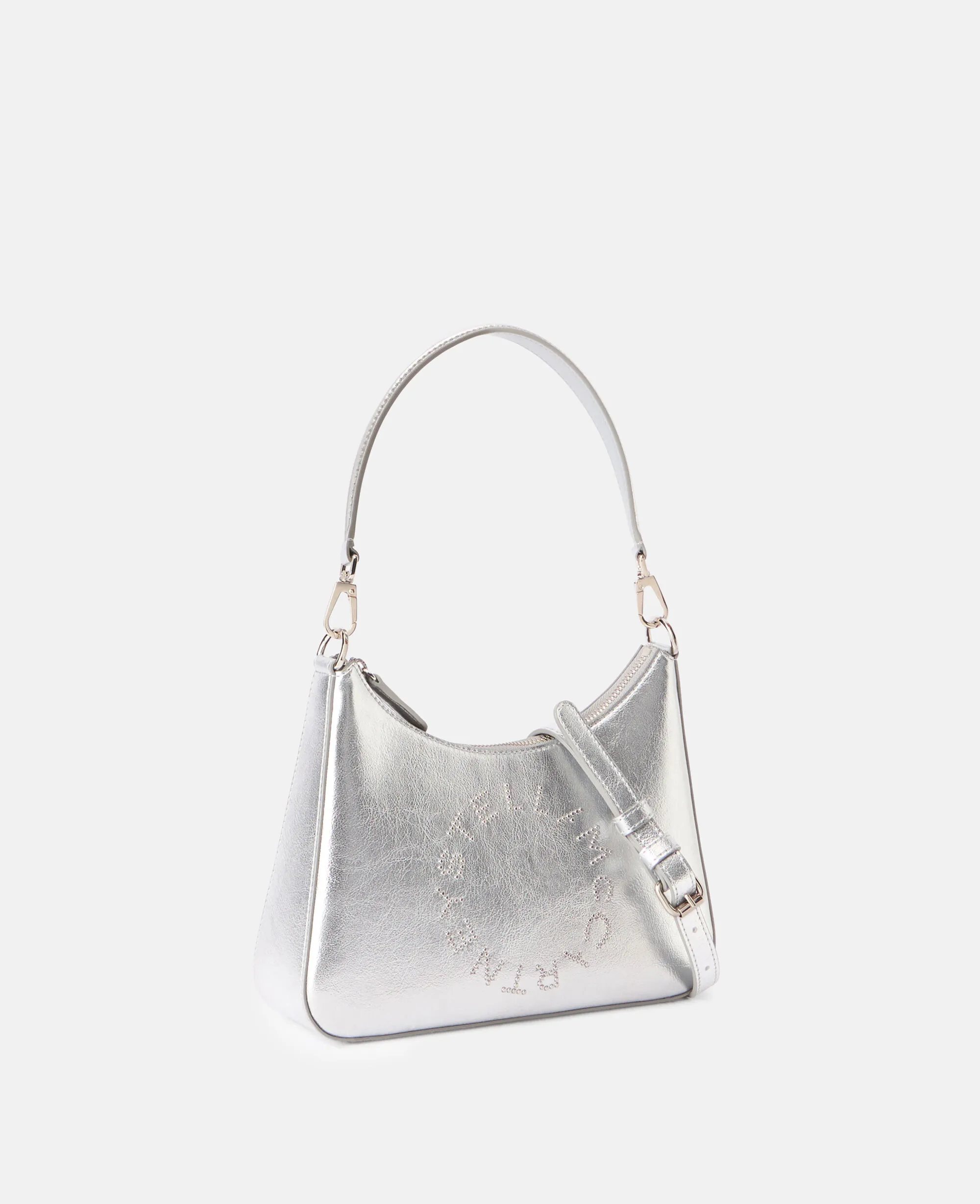 Logo Metallic Crossbody Shoulder Bag