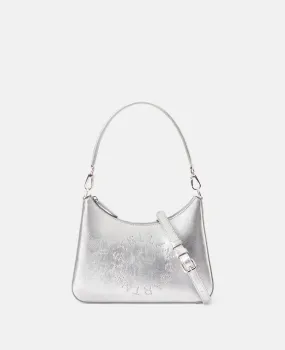 Logo Metallic Crossbody Shoulder Bag