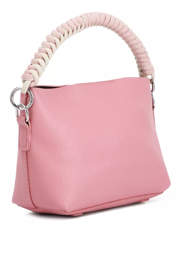 London Rag Cable Cord Strap Mini Bag In Rose