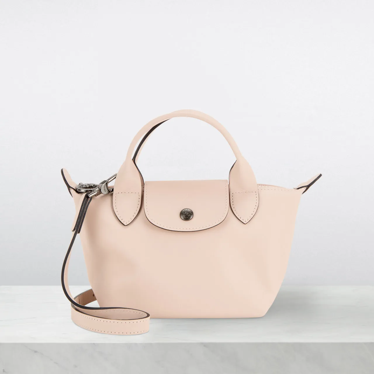 LONGCHAMP Le Pliage Extra Small Shoulder Bag - Nude