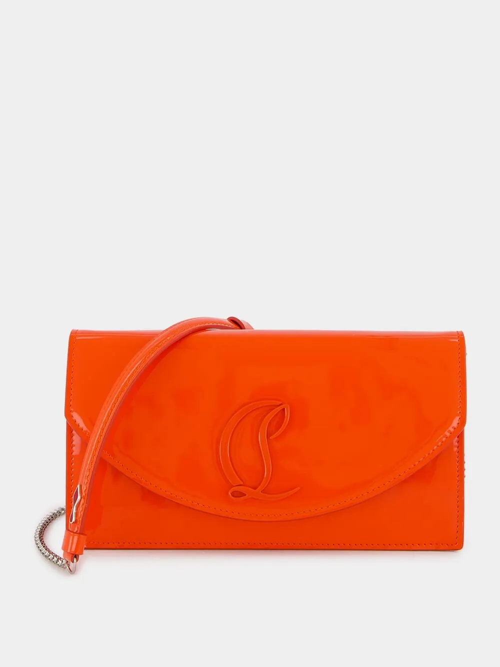 Loubi54 Red Leather Clutch