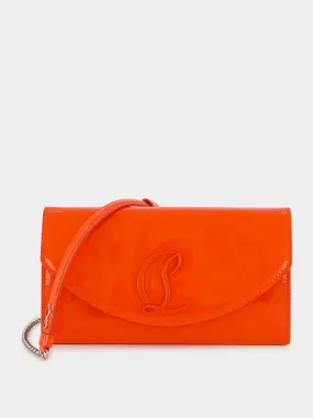 Loubi54 Red Leather Clutch