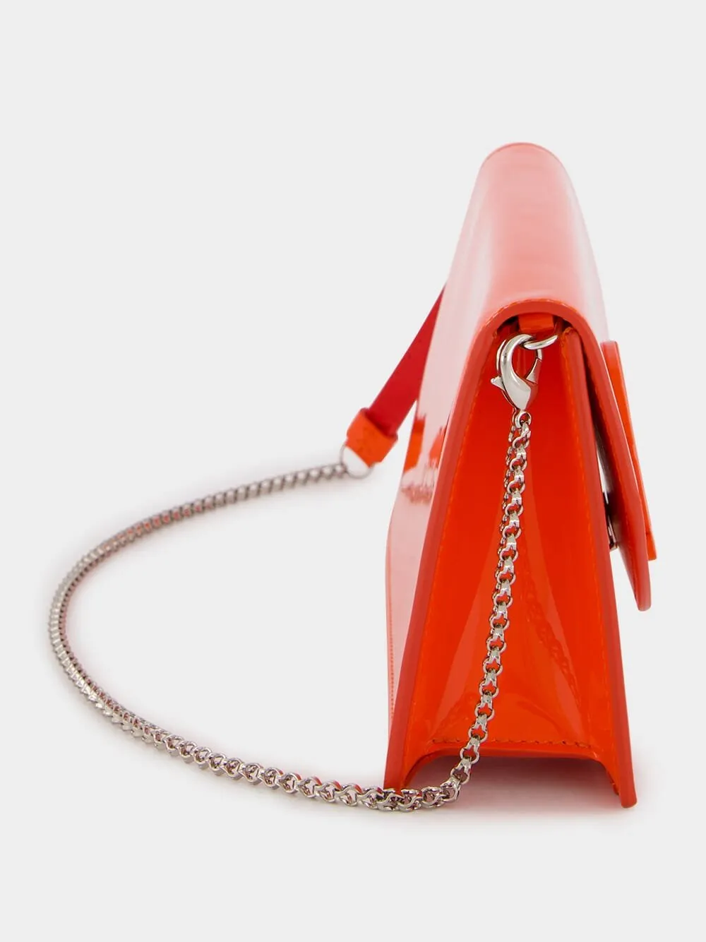 Loubi54 Red Leather Clutch