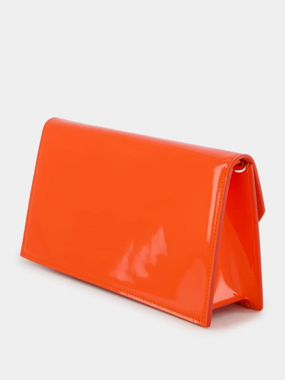 Loubi54 Red Leather Clutch