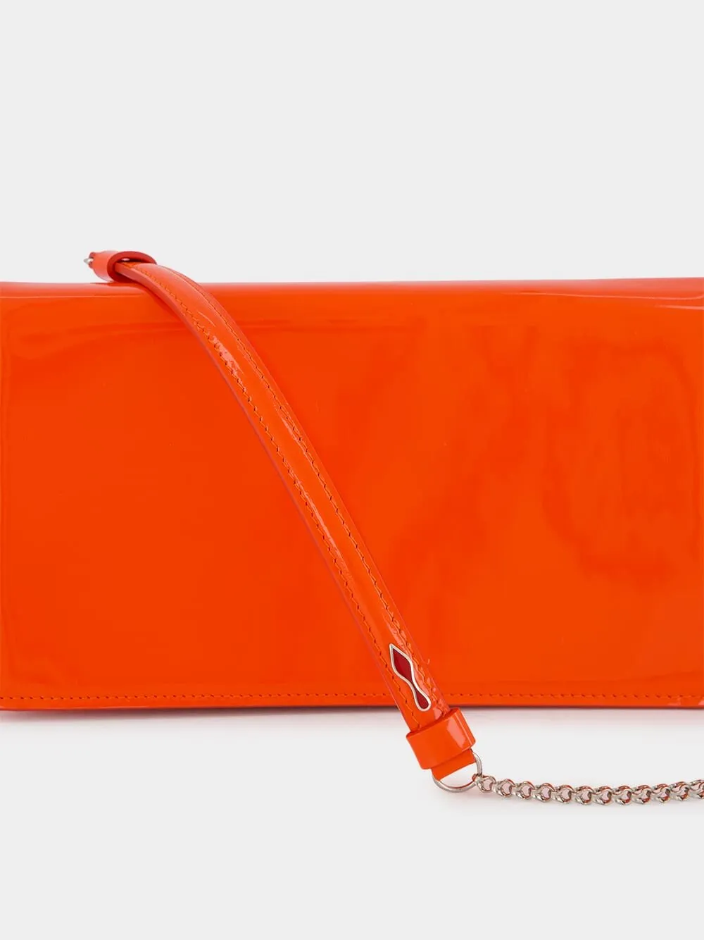 Loubi54 Red Leather Clutch