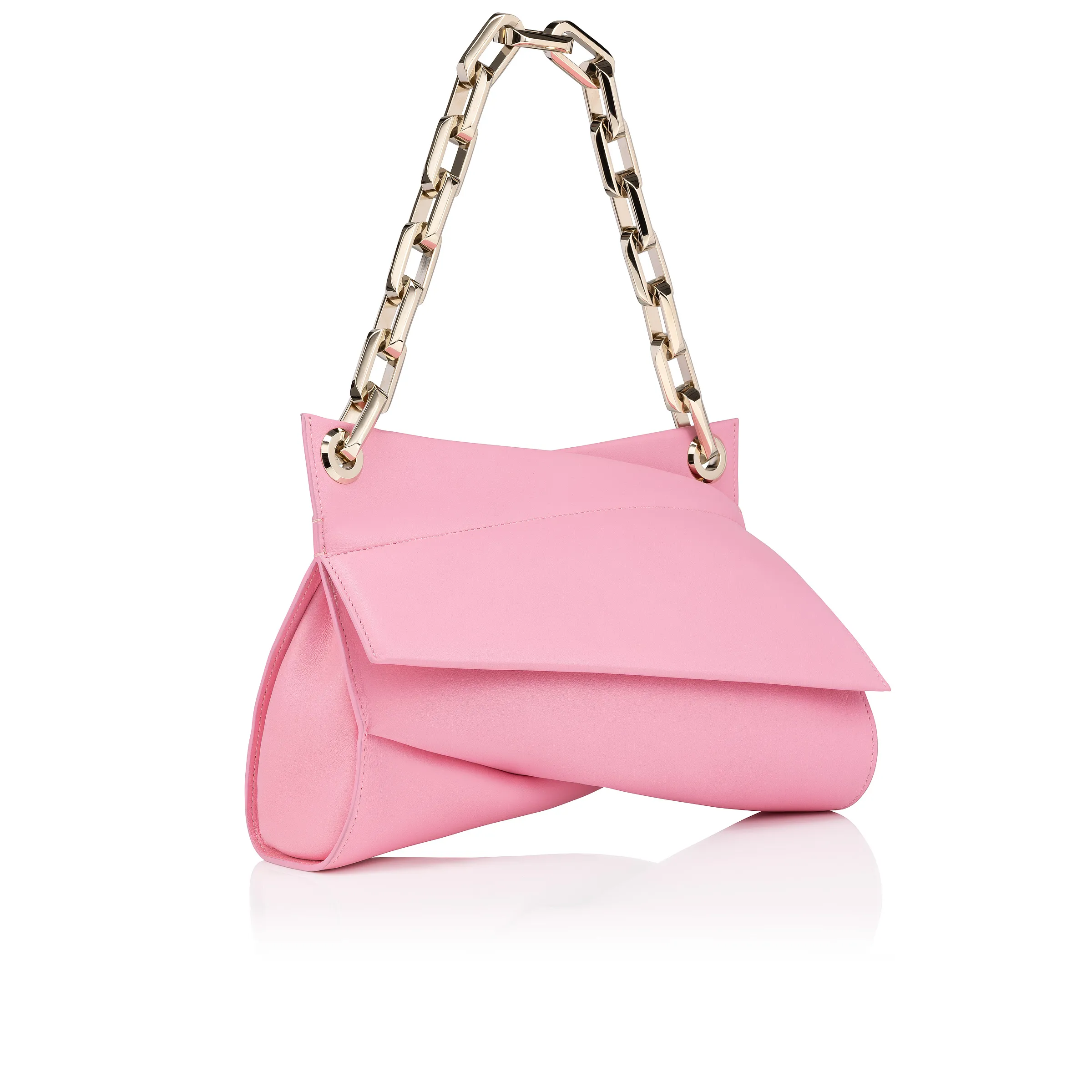 Loubitwist Chain bag - Smooth calf leather - Calipso