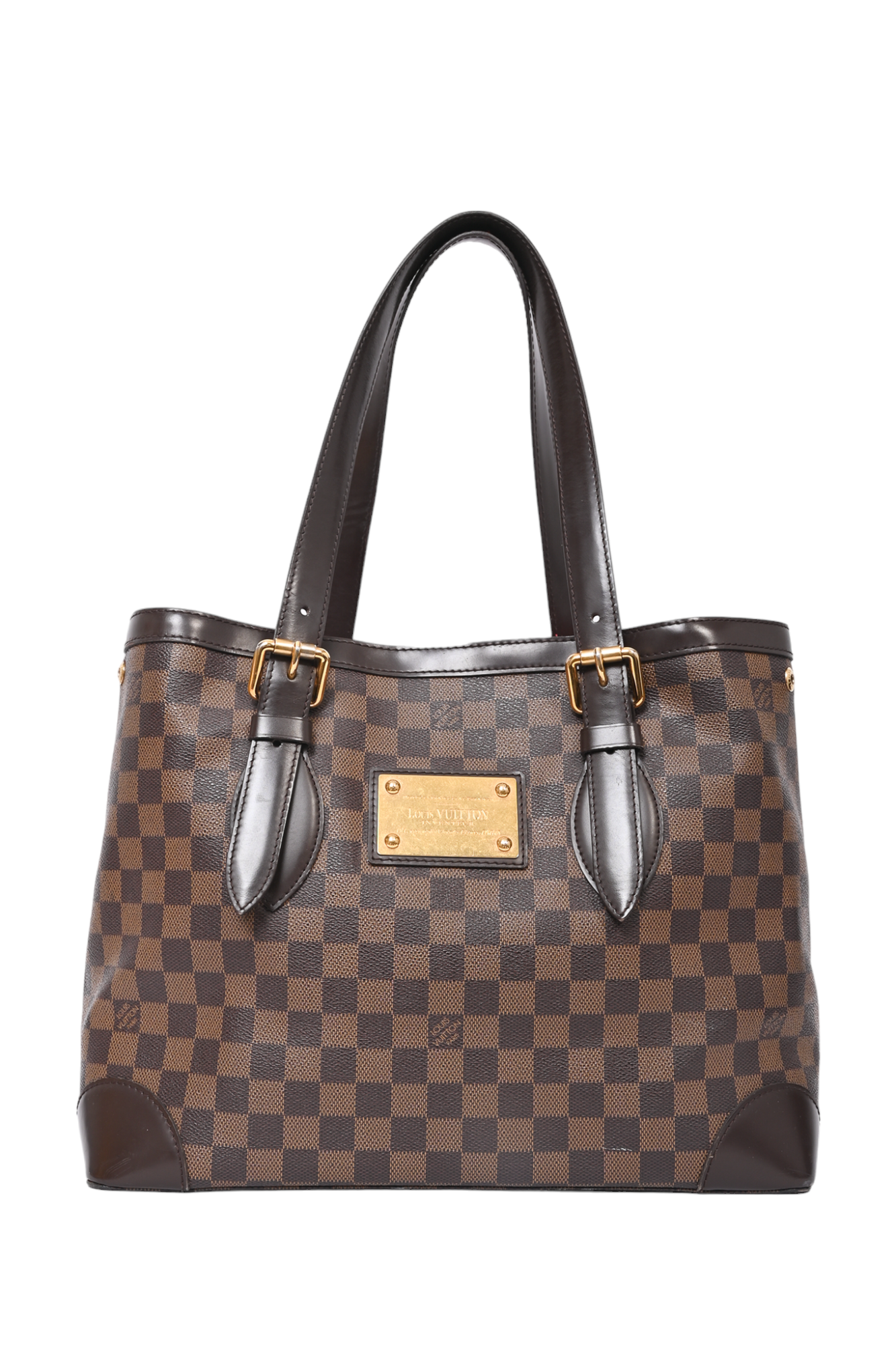 Louis Vuitton 2012 Damier Ebene Hampstead MM Tote