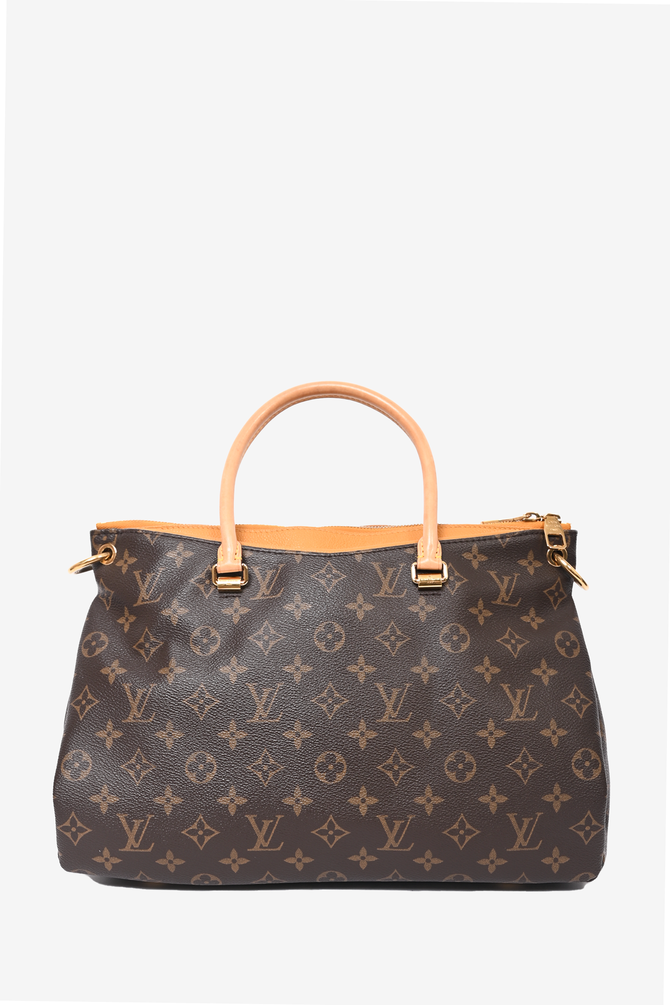 Louis Vuitton 2013 Monogram Yellow Pallas MM Tote with Strap