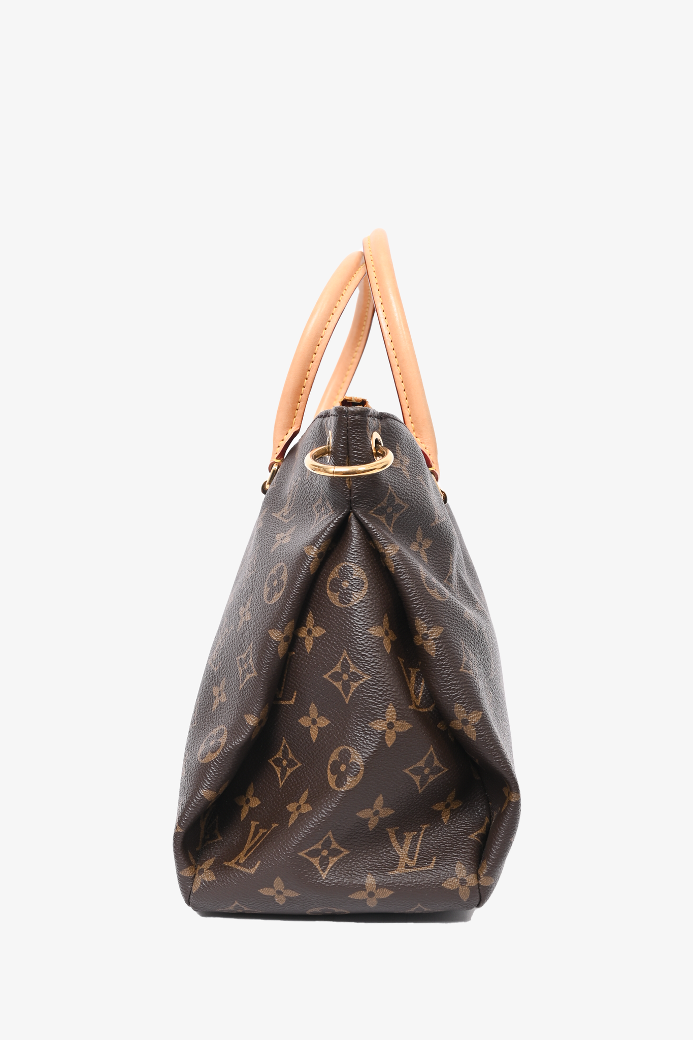 Louis Vuitton 2013 Monogram Yellow Pallas MM Tote with Strap