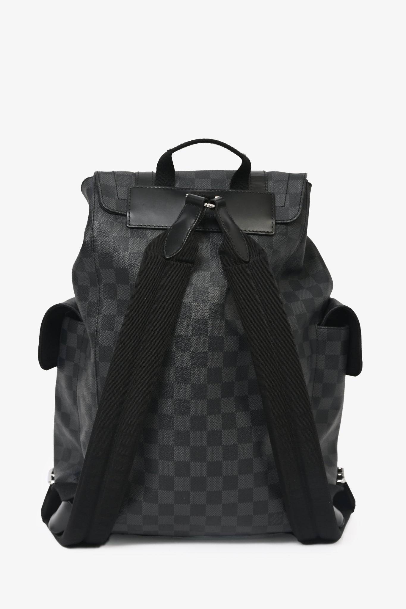 Louis Vuitton 2018 Damier Graphite Christopher GM Backpack