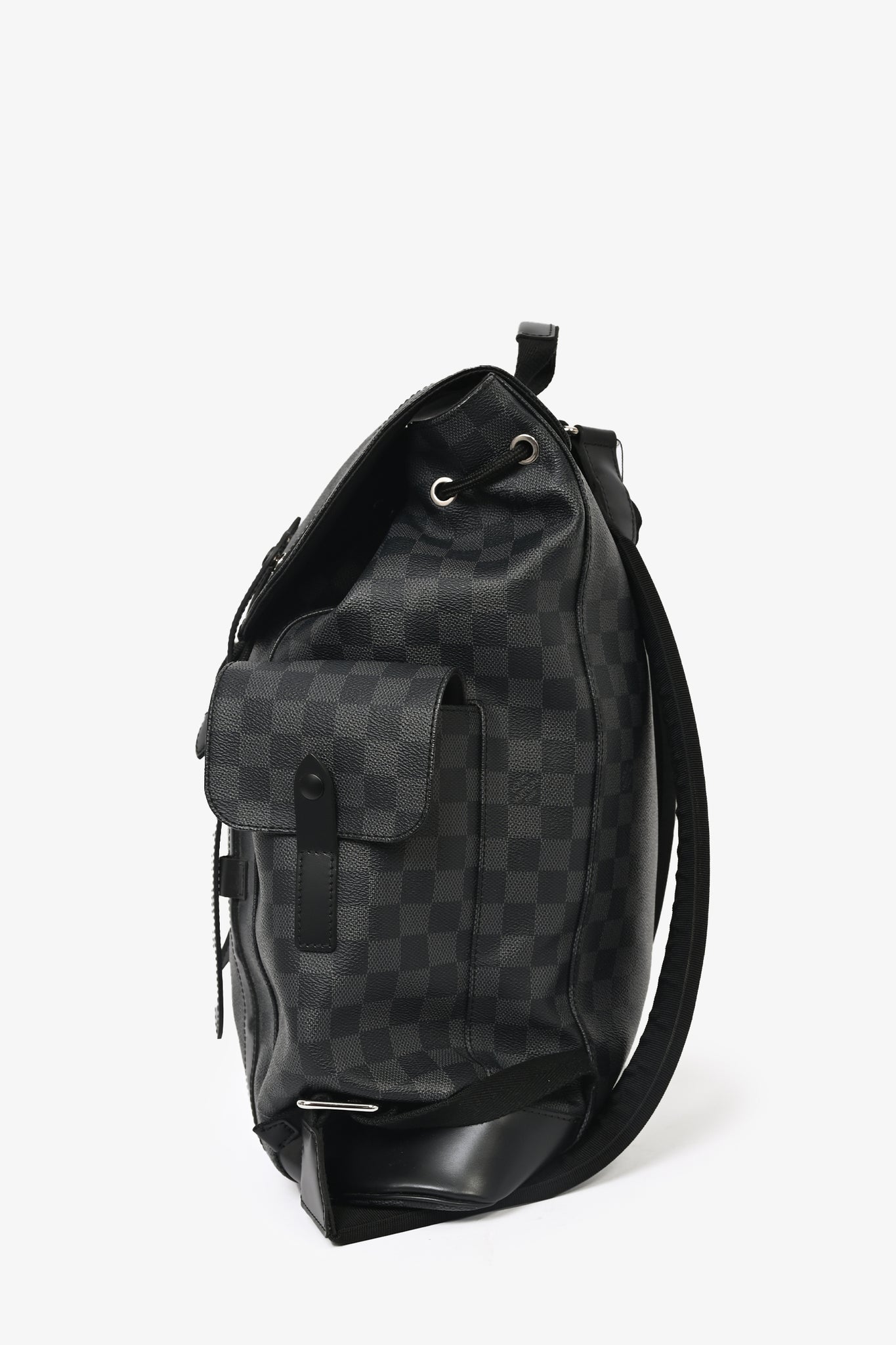 Louis Vuitton 2018 Damier Graphite Christopher GM Backpack