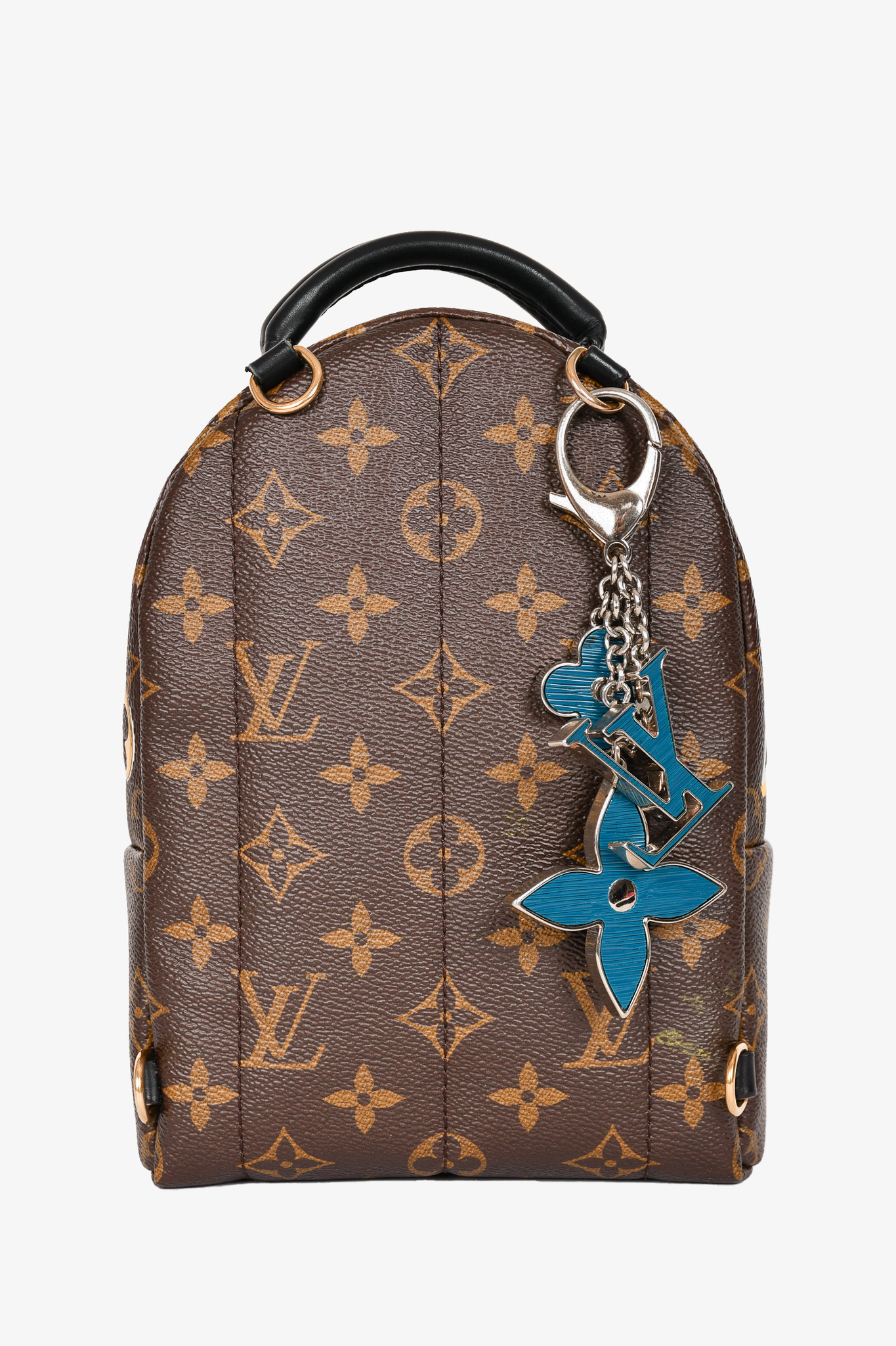 Louis Vuitton 2019 Brown Monogram Love Lock Palm Spring Backpack