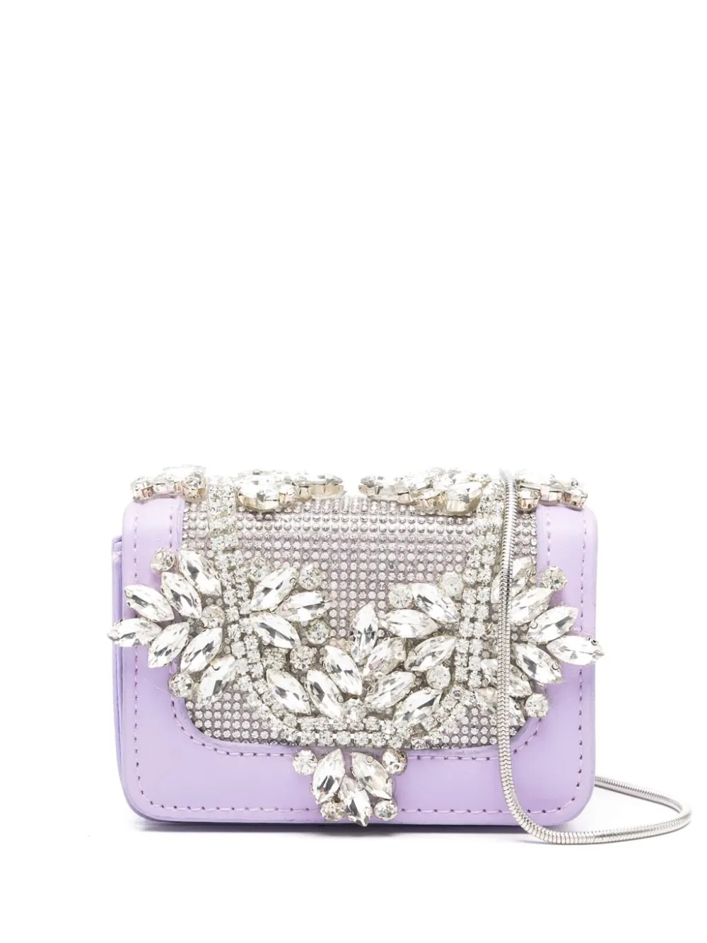 Loulou crystal-embellished mini bag - Purple