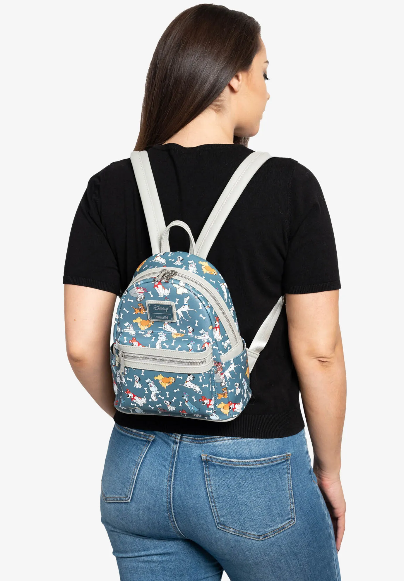 Loungefly x Disney Dogs Mini Backpack Handbag All-Over Print 101 Dalmatians