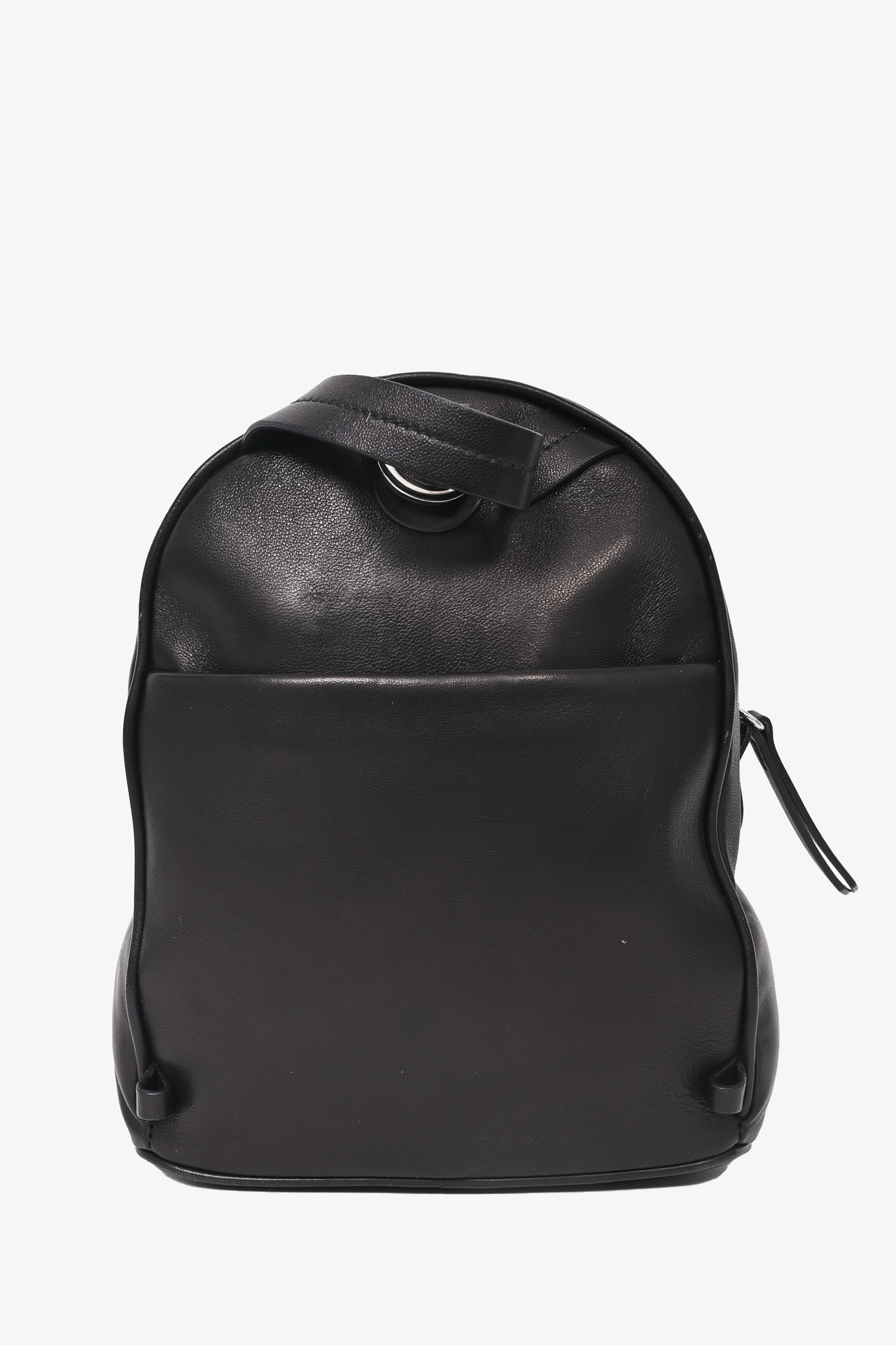 Maison Margiela Black Leather Glam Slam Backpack