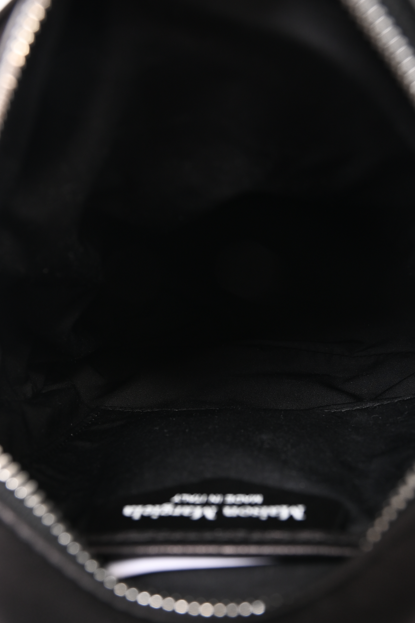 Maison Margiela Black Leather Glam Slam Backpack