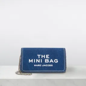 MARC JACOBS The Denim Mini Chain Bag - Denim