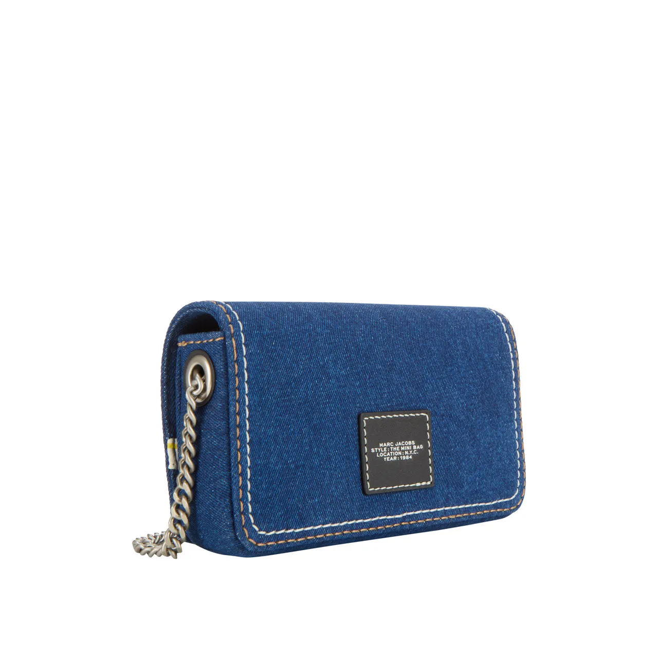 MARC JACOBS The Denim Mini Chain Bag - Denim