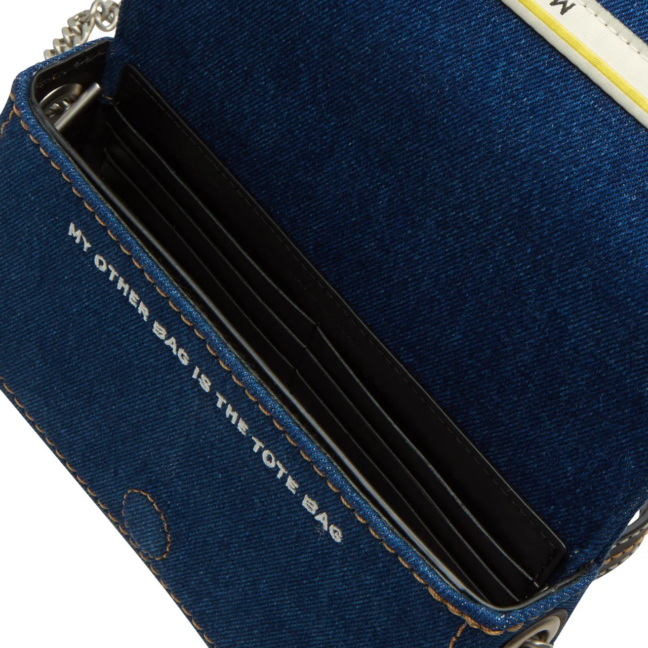 MARC JACOBS The Denim Mini Chain Bag - Denim