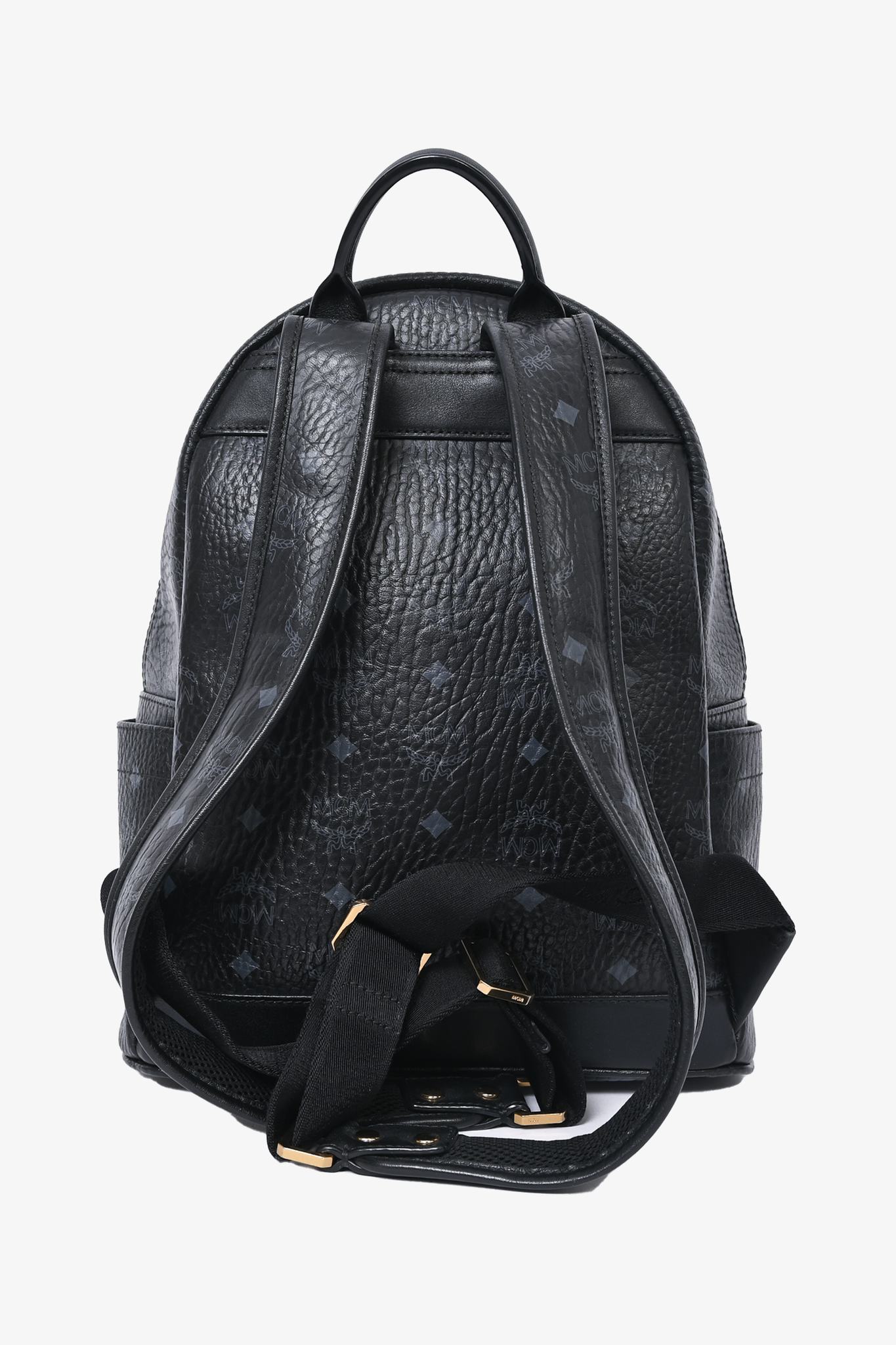 MCM Monogram Leather Backpack