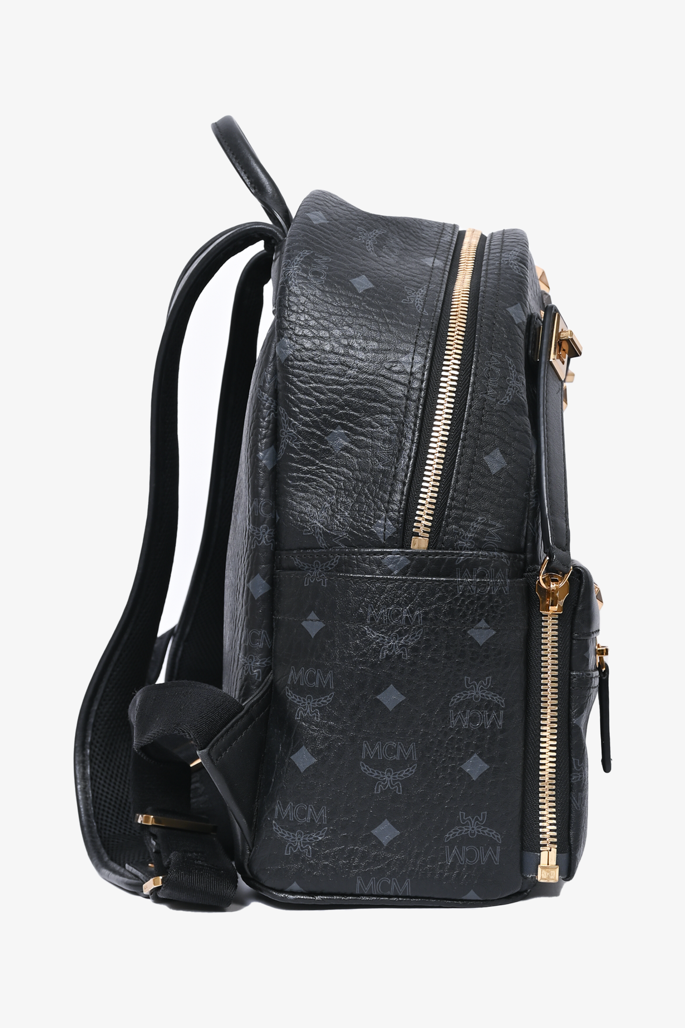 MCM Monogram Leather Backpack