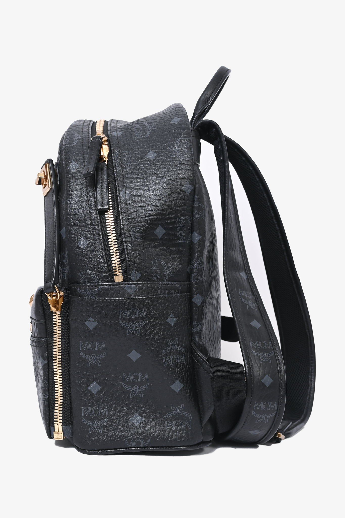 MCM Monogram Leather Backpack