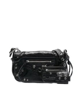 Men's Le Cagole Xs Flap Bag in Black