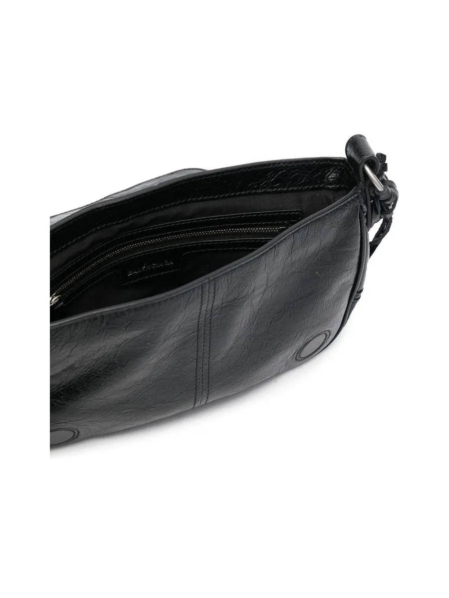 Men's Le Cagole Xs Flap Bag in Black