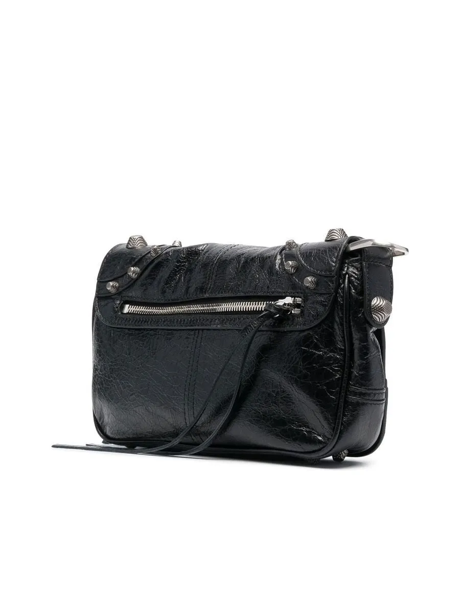 Men's Le Cagole Xs Flap Bag in Black