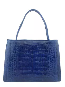 Nancy Gonzalez Wallis Medium Framed Crocodile Tote