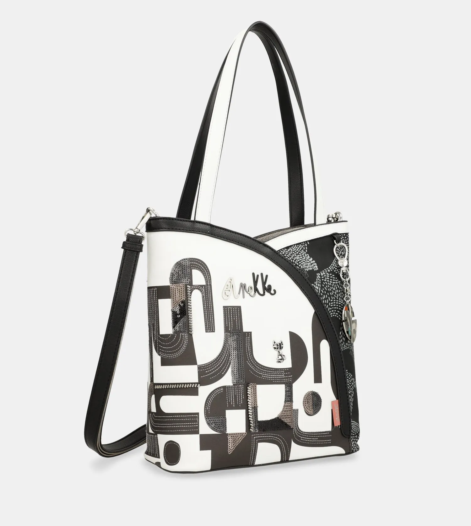 Nature Sixties tote with shoulder strap