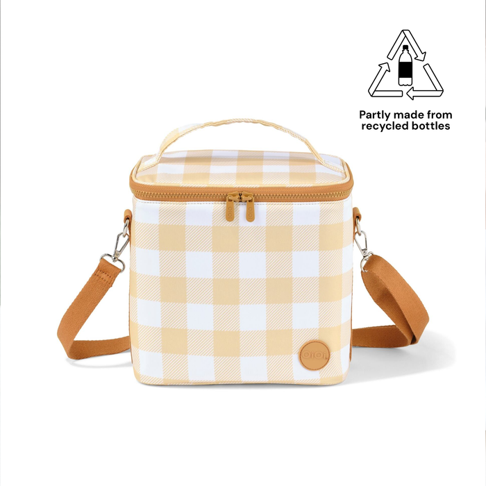 OiOi Change Mat Clutch - Gingham Beige