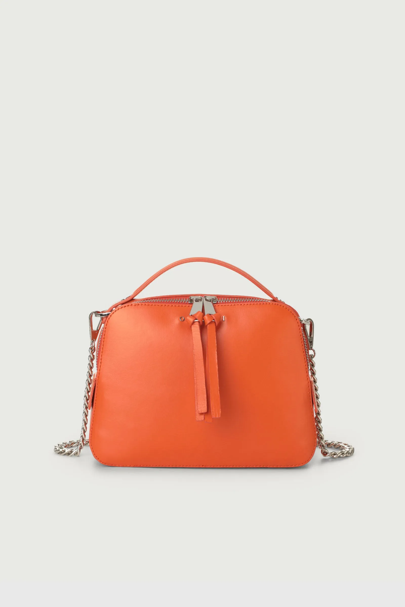 Orciani Mini Bag Chéri Vanity Pelle Arancio