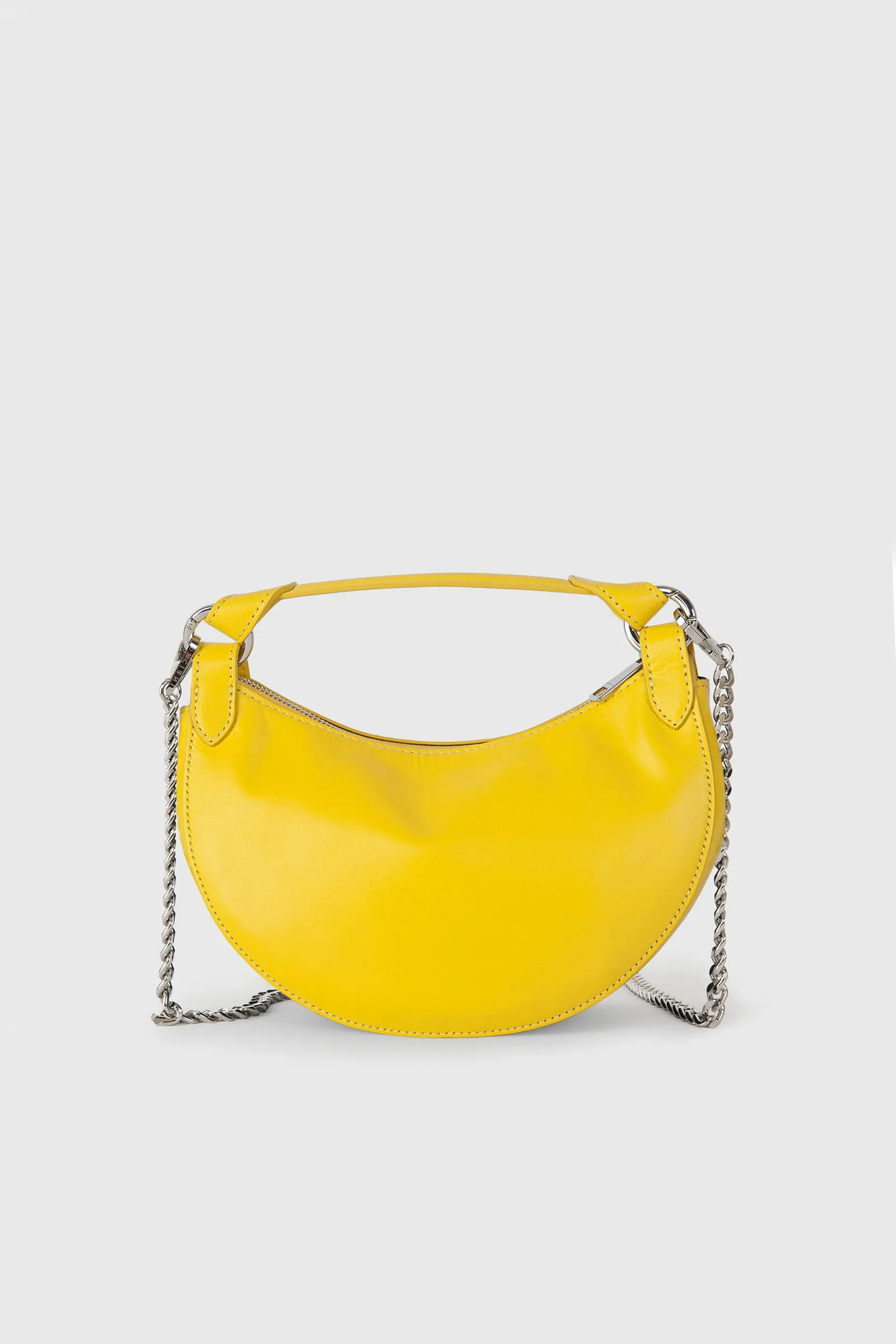 Orciani Mini Bag Dumpling Vanity Pelle Giallo