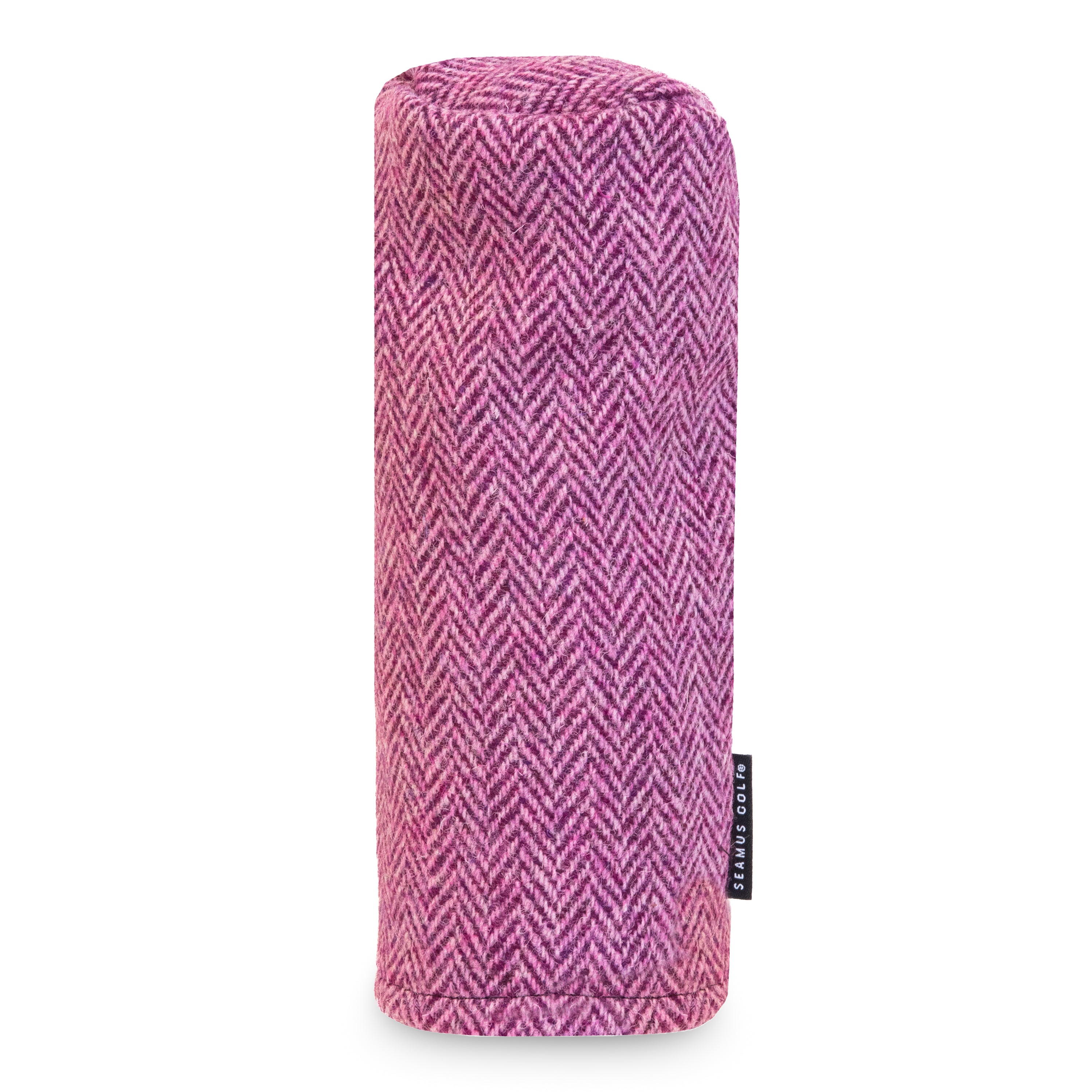 Pink Harris Tweed Head Cover