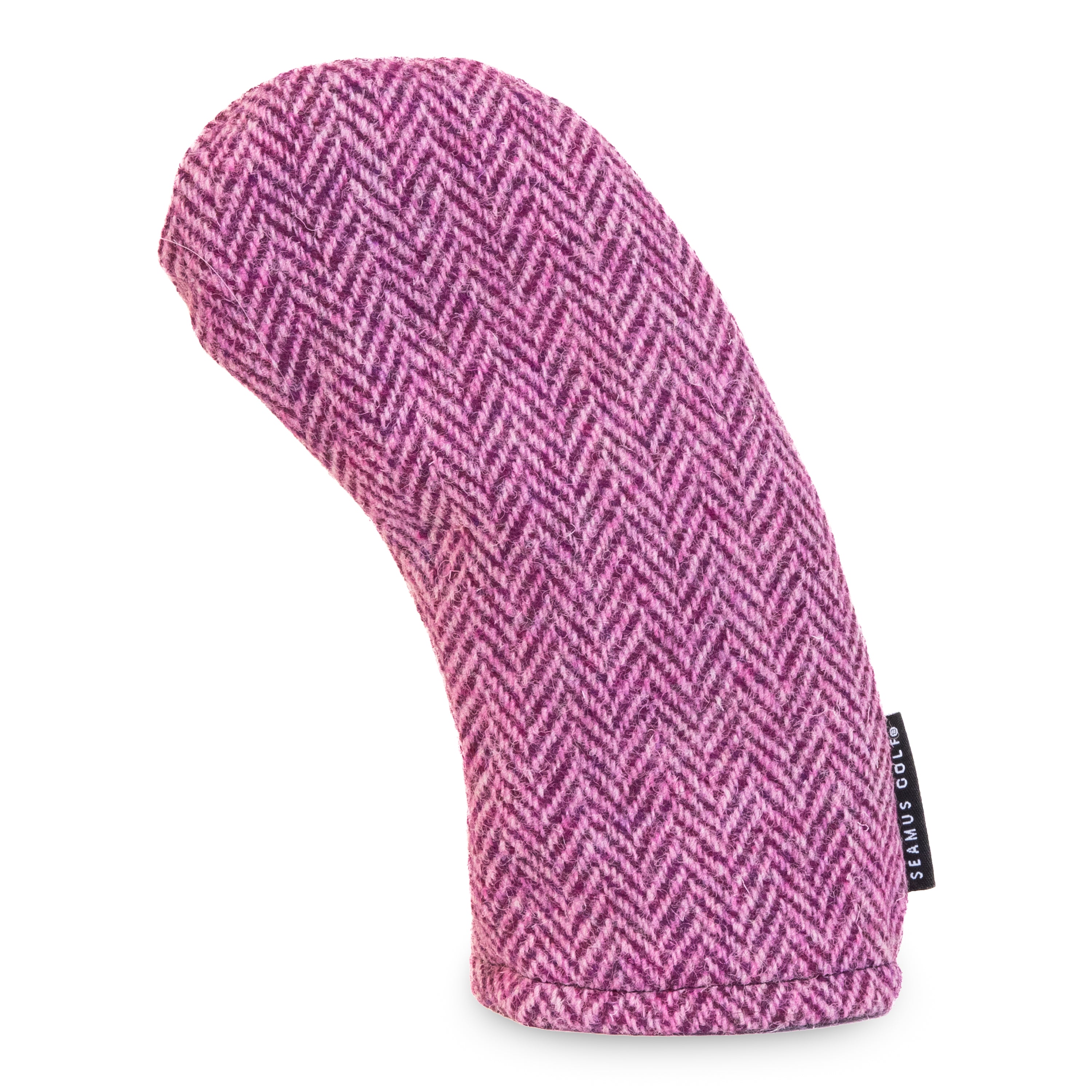 Pink Harris Tweed Head Cover