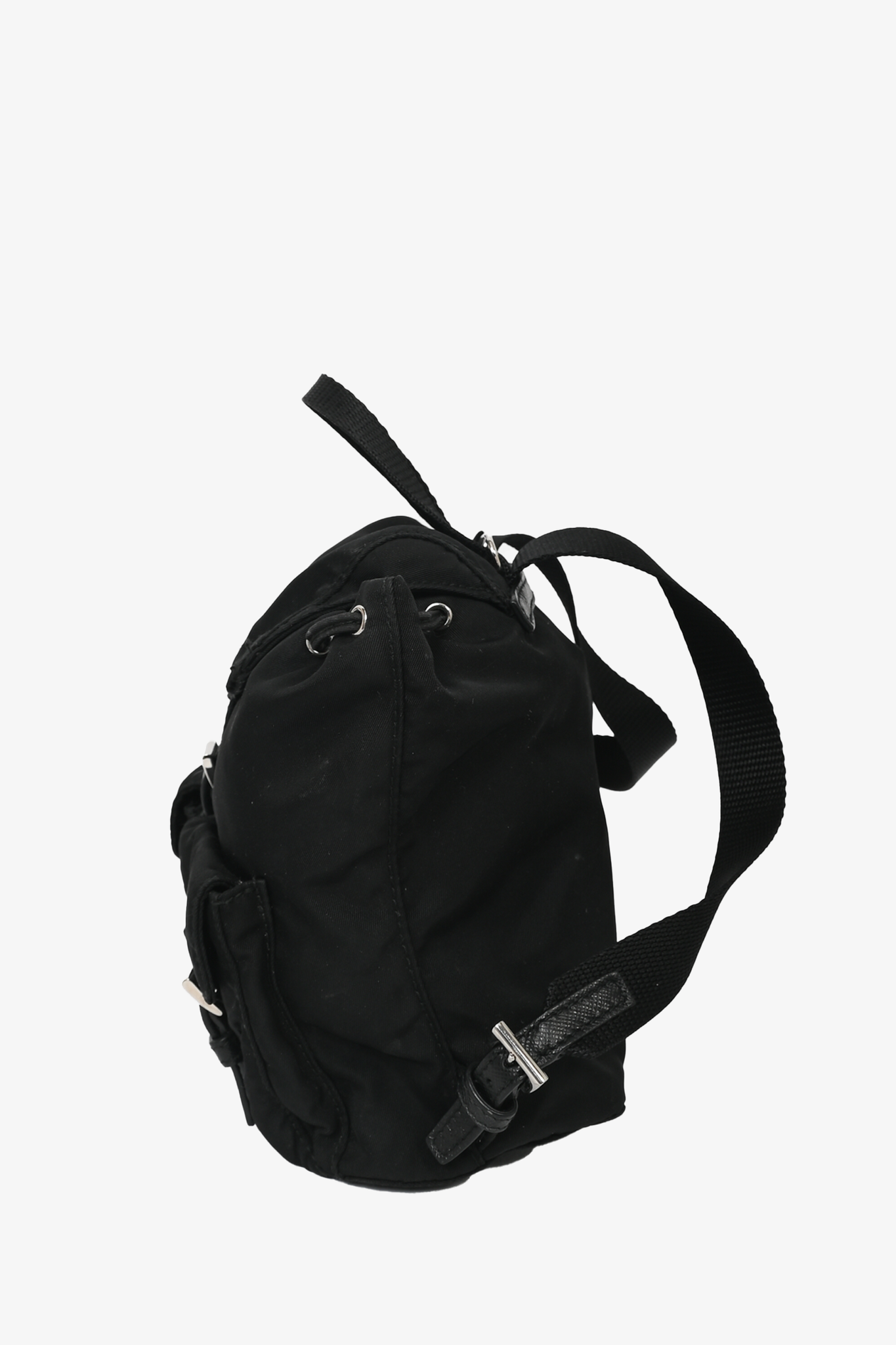 Prada Nylon Mini Chain Backpack