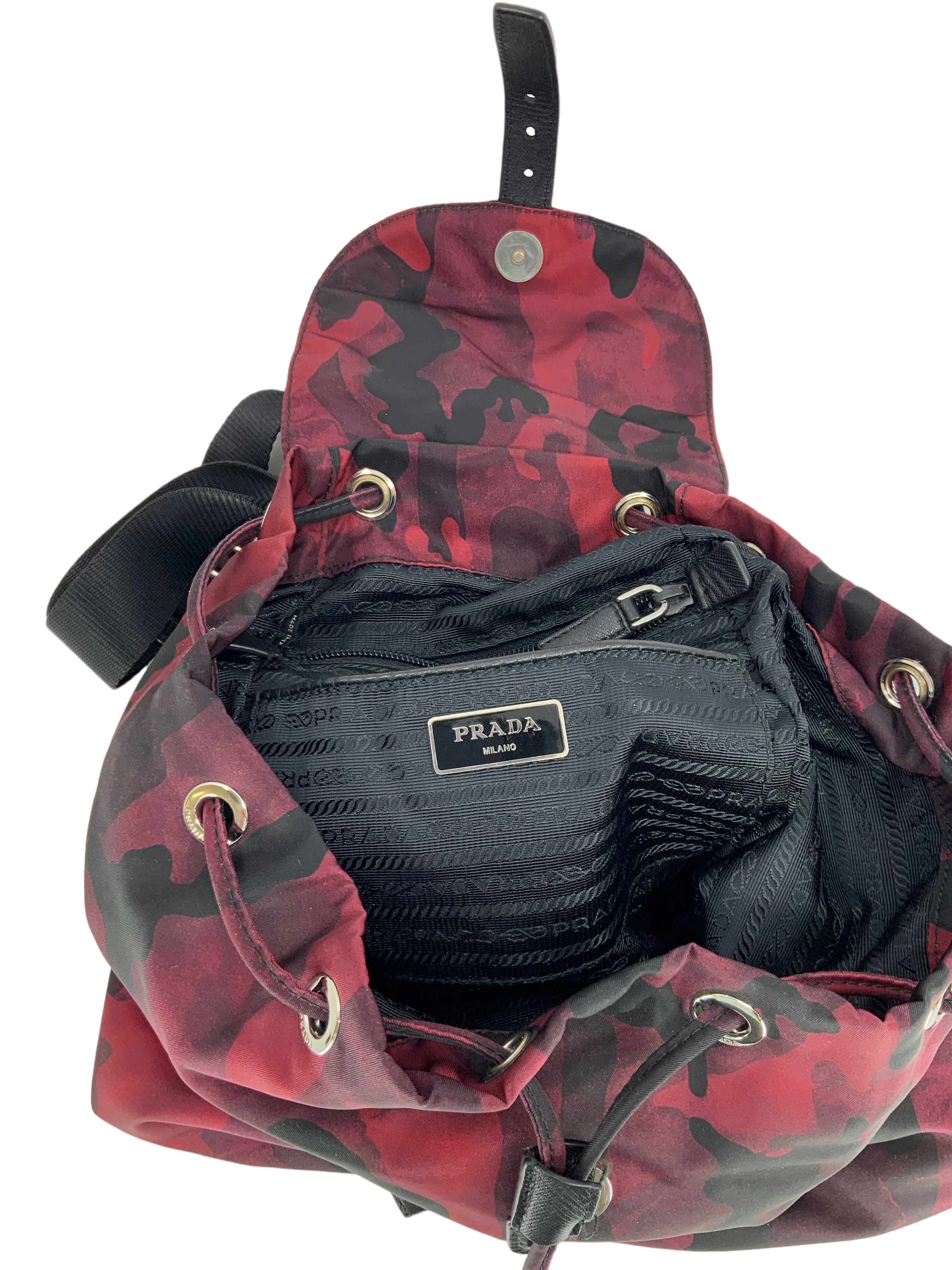 PRADA Tessuto Nylon Camouflage Backpack