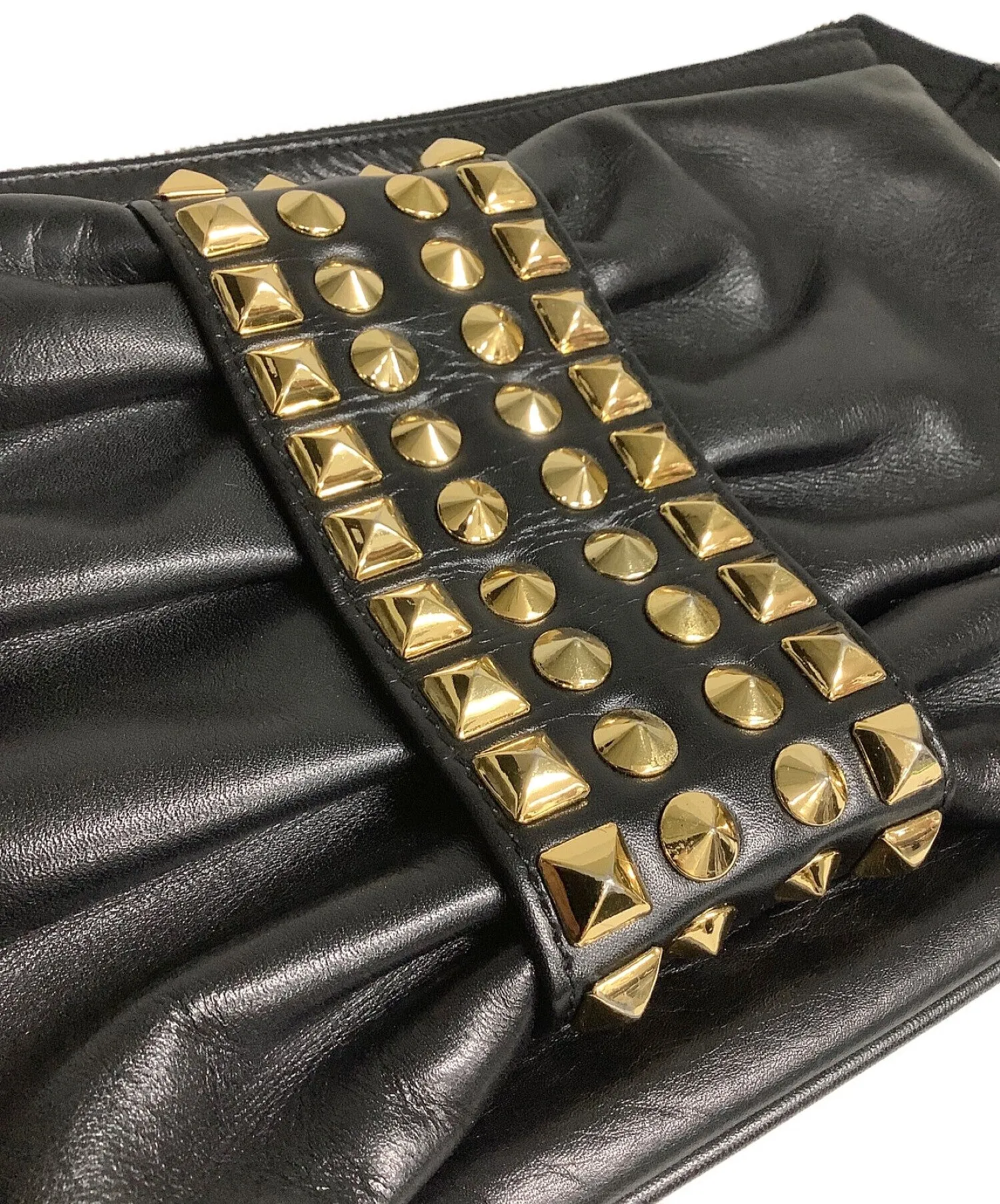 [Pre-owned] JUNYA WATANABE COMME des GARCONS Studded clutch bag JD-K207