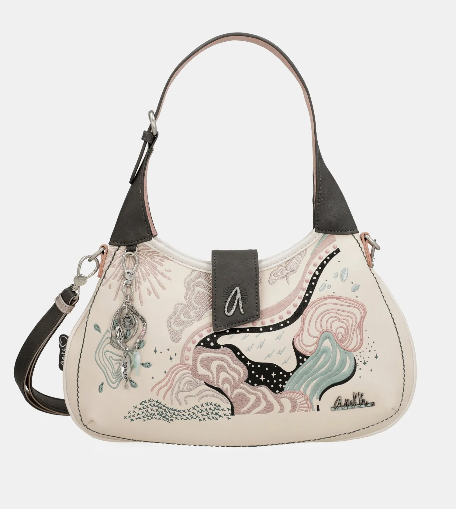 Psicodelic hobo shoulder bag