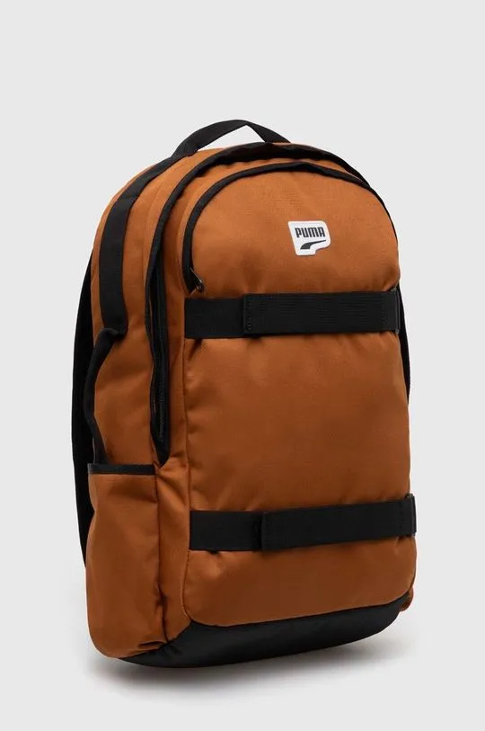 Puma backpack Downtown Backpack brown color 902550