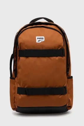 Puma backpack Downtown Backpack brown color 902550