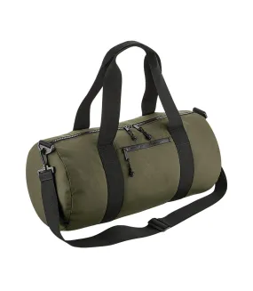 Recycled duffle bag one size military green Bagbase