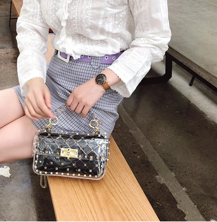 Rivet chain bag