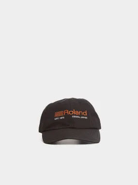 Roland Nylon Cap, Black